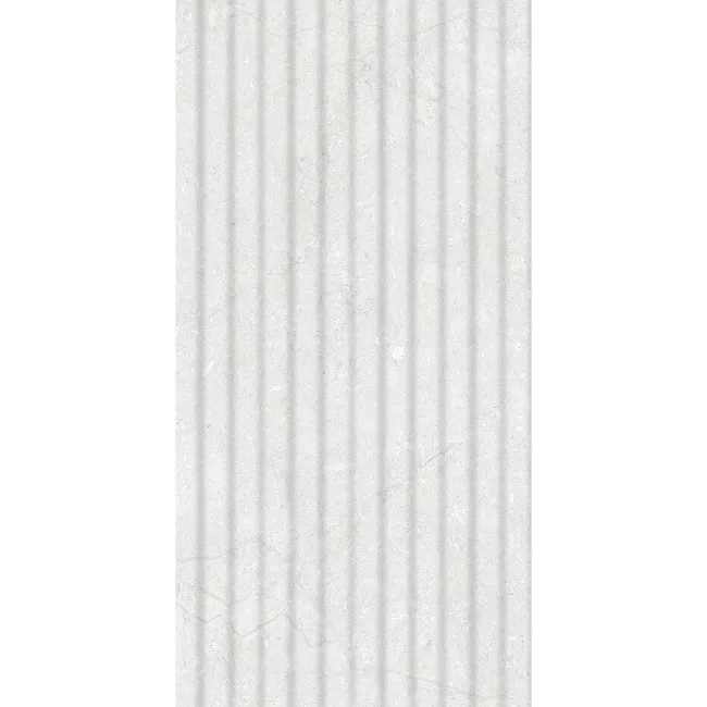 Mare Decor White Stone Effect Matt Ceramic Wall Tile