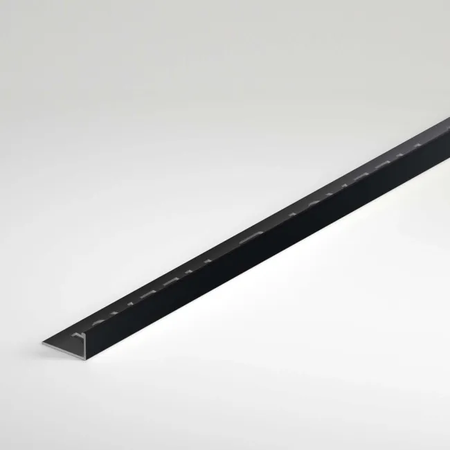 10mm Matt Black Square Edge Metal Trim