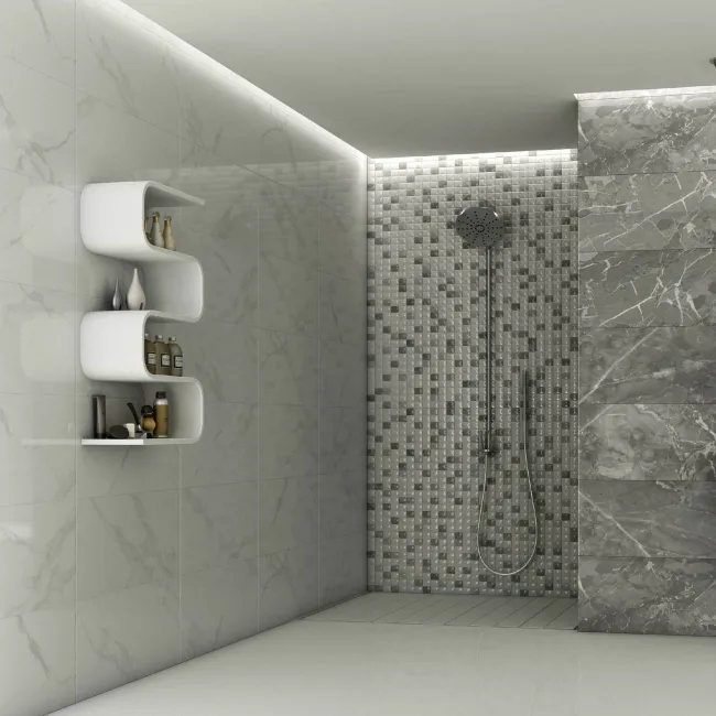Nairobi Blanco Marble Effect Tiles