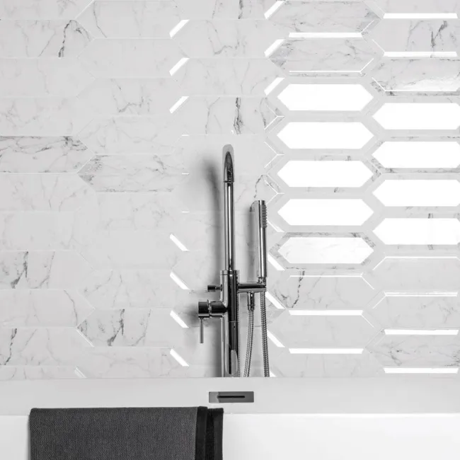 Pickett® Bevelled Carrara Metro Tiles