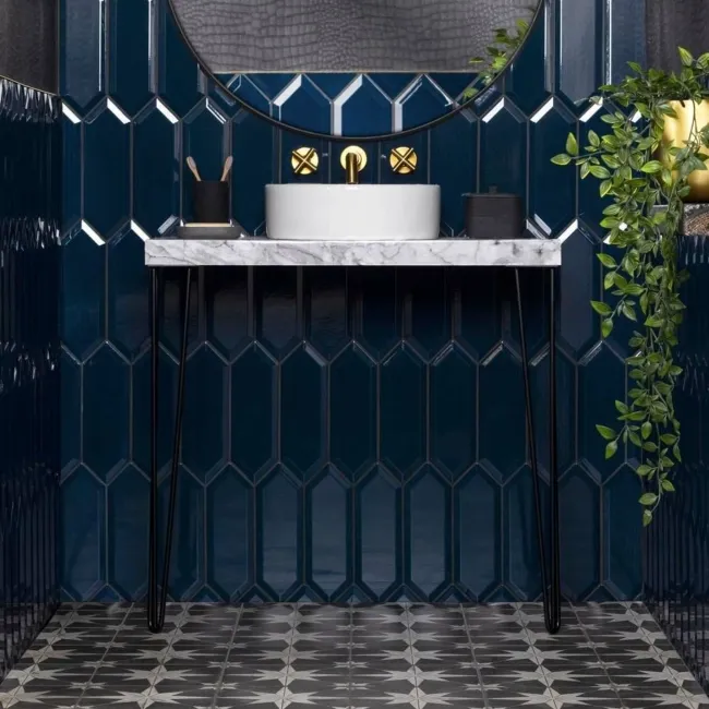 Pickett® Bevelled Navy Metro Tiles