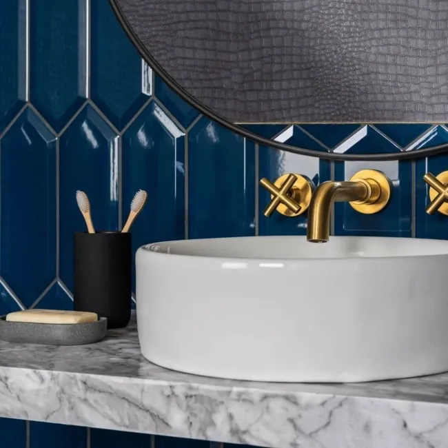 Pickett® Bevelled Navy Metro Tiles