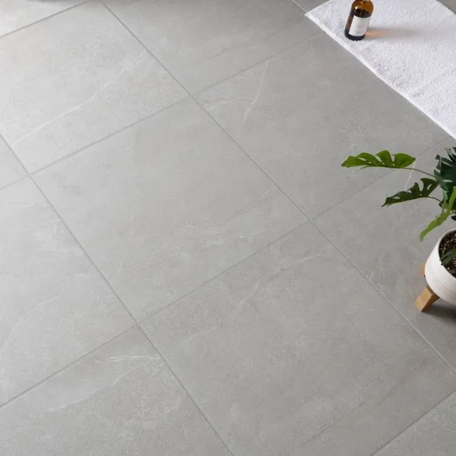 Stoneart Matt Grey Anti Slip Stone Effect Wall and Floor Tiles