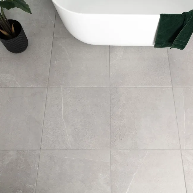 Stoneart Matt Grey Anti Slip Stone Effect Wall and Floor Tiles
