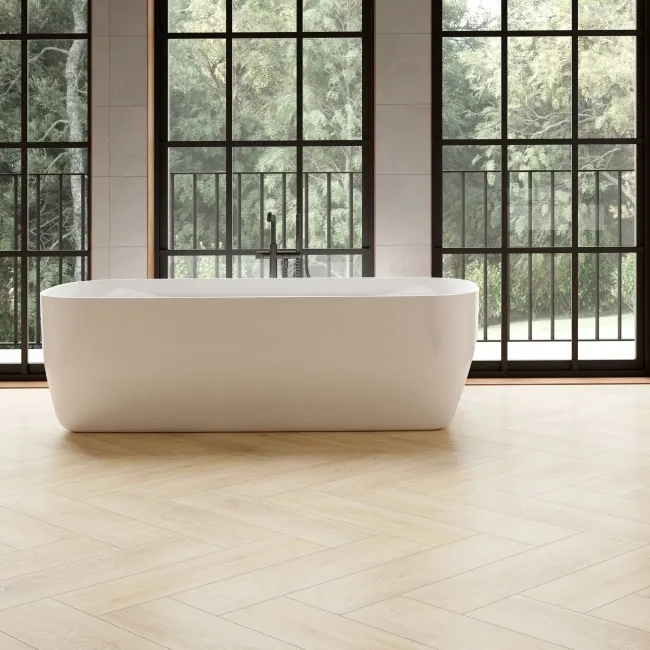 Forest Light Beige Matt Wood Effect Tiles 750x200x8.2mm