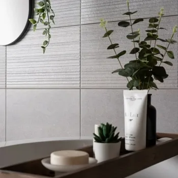 Cement Taupe Décor 40x25 Concrete Effect Tile