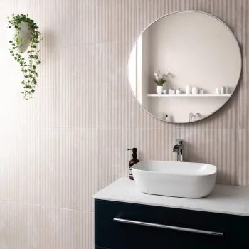 Imperial Warm White Matt marble Effect Decor Wall Tile 600x300