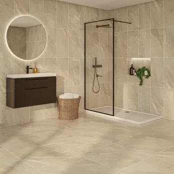 Granby Beige Matt Stone Effect Wall And Floor Rectified Tiles