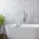 Agora Light Grey Gloss Marble Effect Decor Wall Tile 600x300