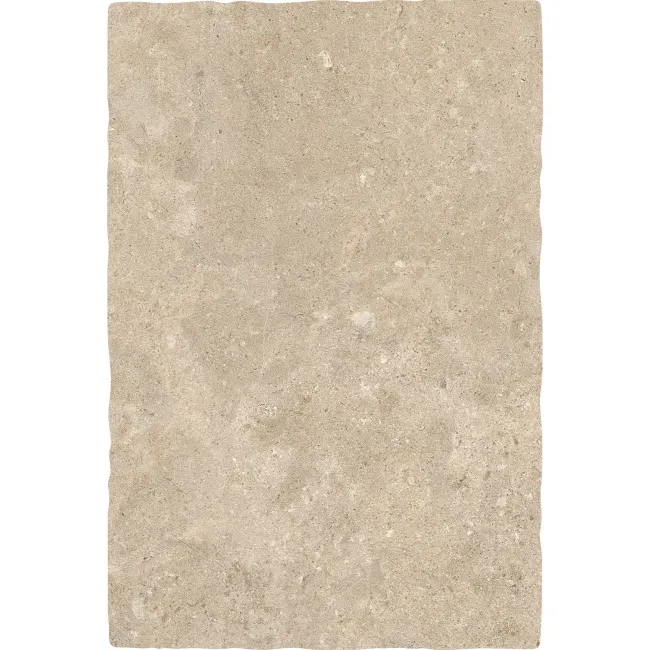 Alba Greige Stone Effect Matt Porcelain Outdoor Slab Tile