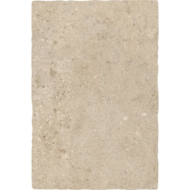 Alba Greige Stone Effect Matt Porcelain Outdoor Slab Tile
