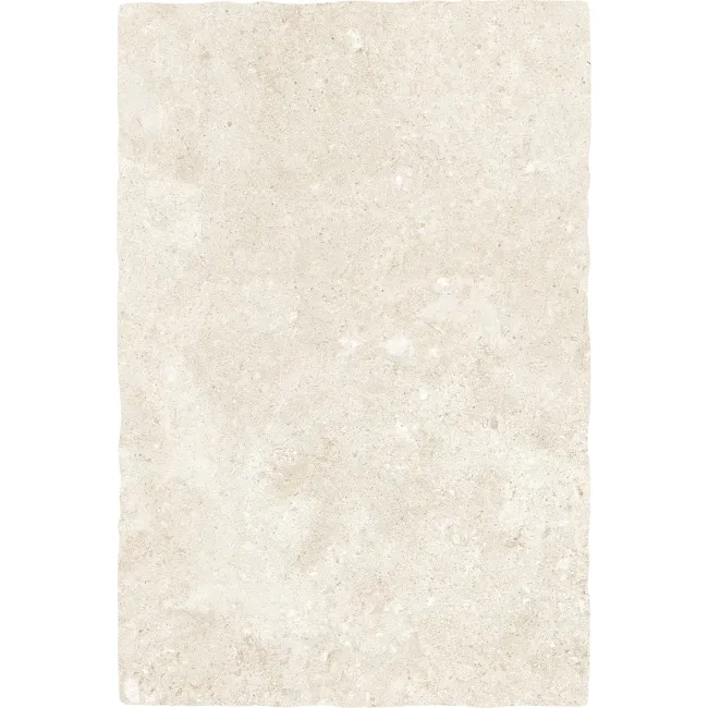 Alba Ivory Stone Effect Matt Porcelain Outdoor Slab Tile
