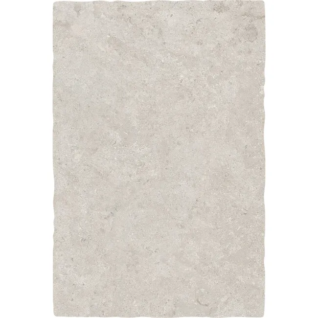 Alba Silver Stone Effect Matt Porcelain Outdoor Slab Tile