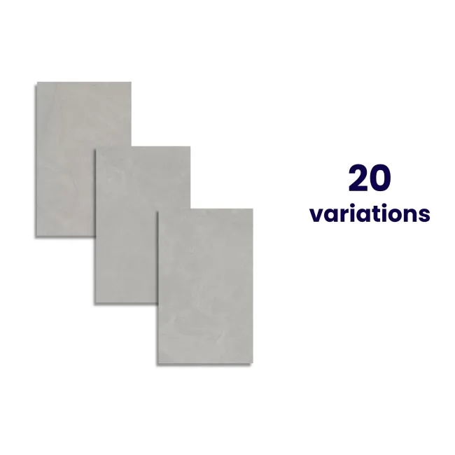 Artan Grey Matt Stone Effect Wall Tiles 550x330x8.8mm