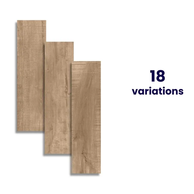 Forest Dark Beige Matt Wood Effect Tiles 750x200x8.2mm