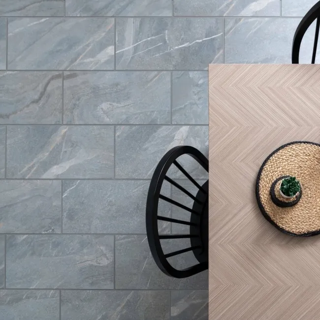 Granby Grey Matt Stone Effect Wall And Floor Rectified Tiles