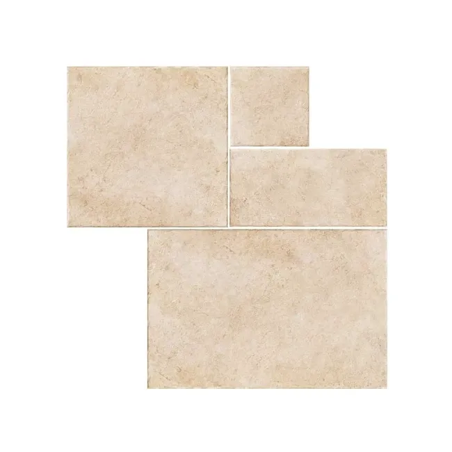 Borgogna Stone Effect Beige Modular Tiles