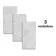 Forall White Matt Patterned Wall Tiles