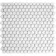 Pixel White Circular Gloss 19mm