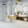 Forall White Matt Patterned Wall Tiles