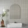 Liso Light Grey Gloss Metro Tiles 100x200