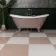 Cielo Polvere Pink Matt Plain Tiles 598x598