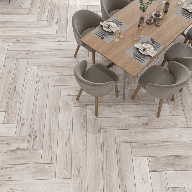 Mumble G Grey Wood Effect Tile 195x1215