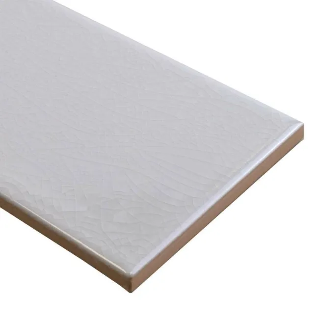 Liso Craquele Blanco White Metro Tiles 75x150