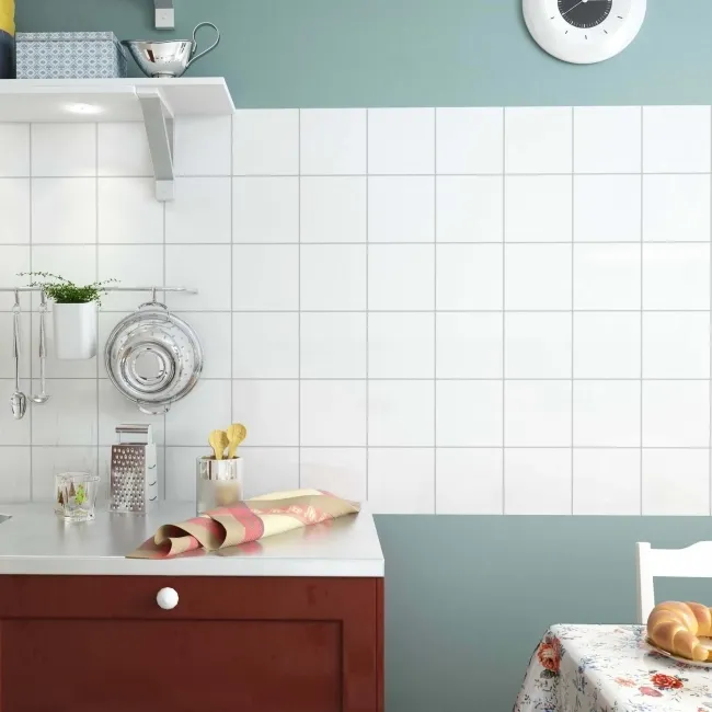 Timeless Matt White Flat Tiles 150x150