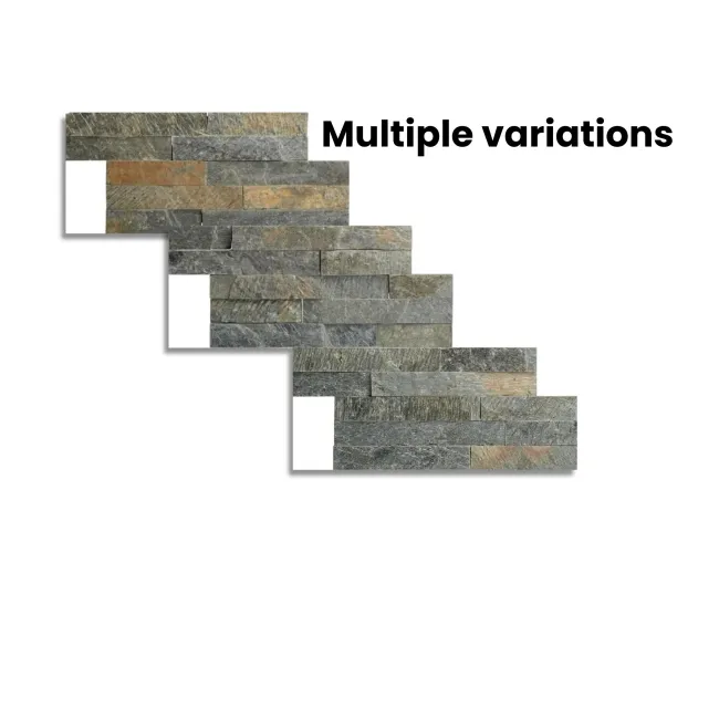 Ledgestone Olive Split Face 150x300