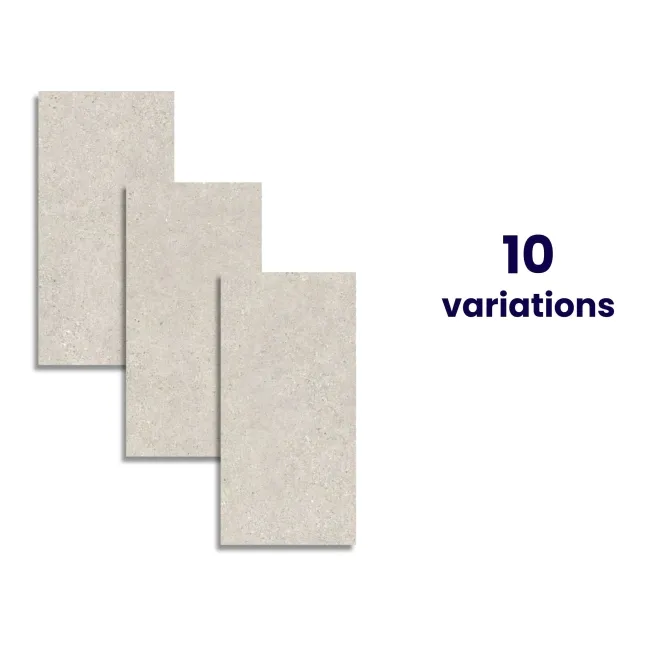 Manhattan Silver Stone Effect Tiles 120X60