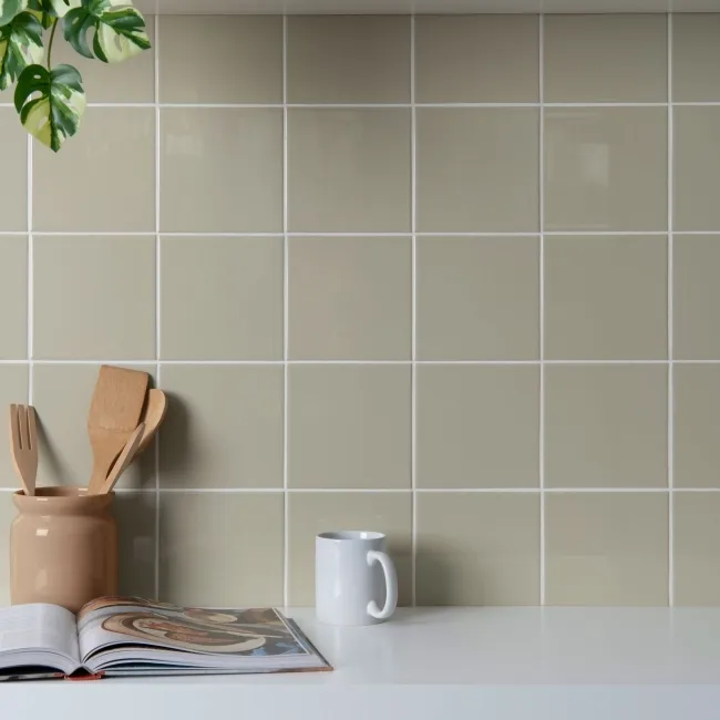 Monocolour Roca Beige Flat Gloss Square 150x150