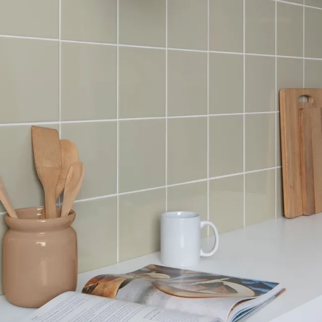 Monocolour Roca Beige Flat Gloss Square 150x150