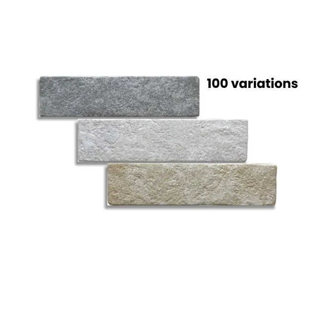 Provence Mix Beige Matt Brick Effect Tiles 62x235x9mm