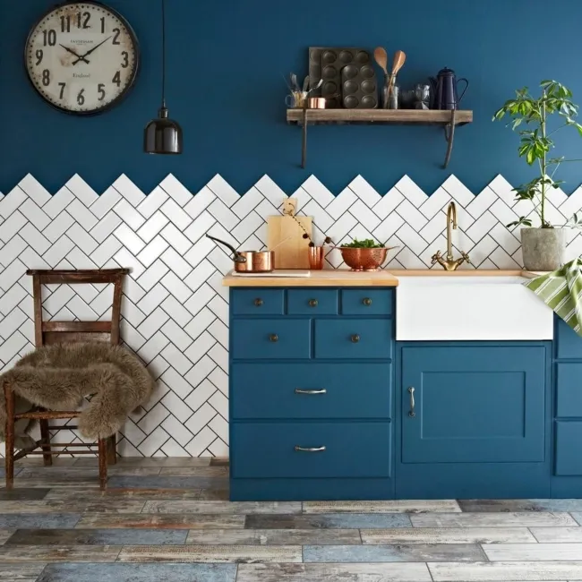 Liso Craquele Blanco White Metro Tiles 75x150