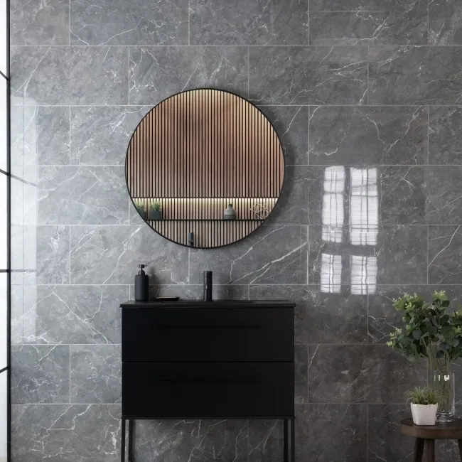 Belvedere Marengo Marble Effect Tiles 300x600