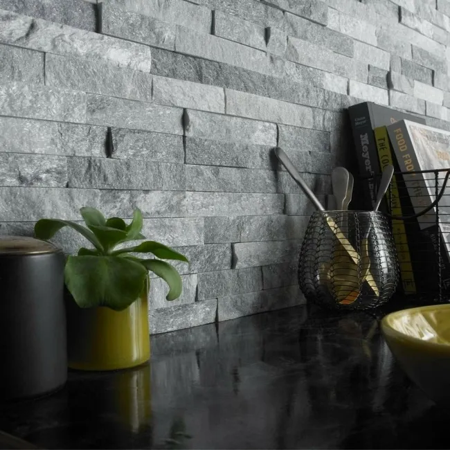 Ledgestone Sparkle Ice Grey 150x300