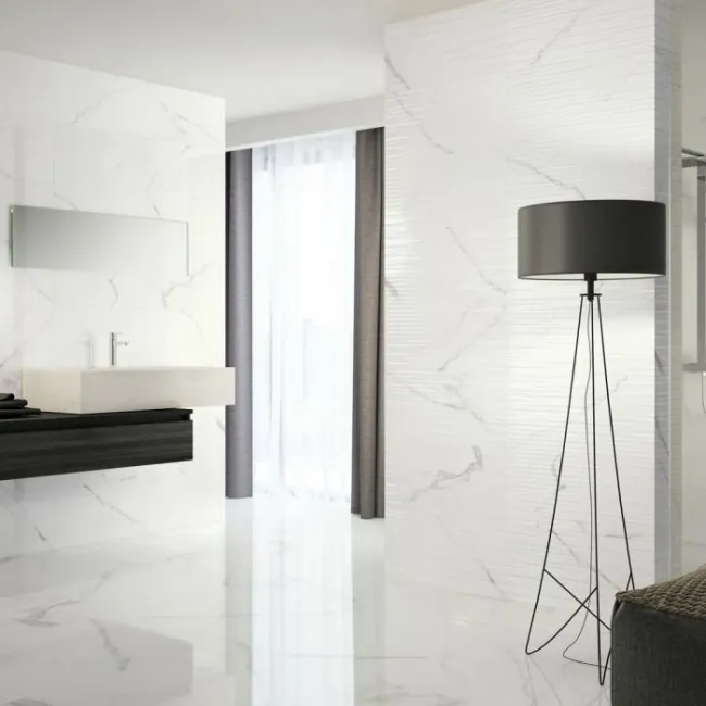 Polaris Polished Decor Marble Effect Tile 300x600