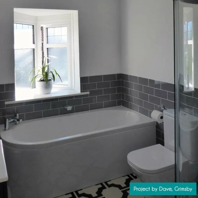 Liso Plata Grey Brillo Metro Tiles 100x200