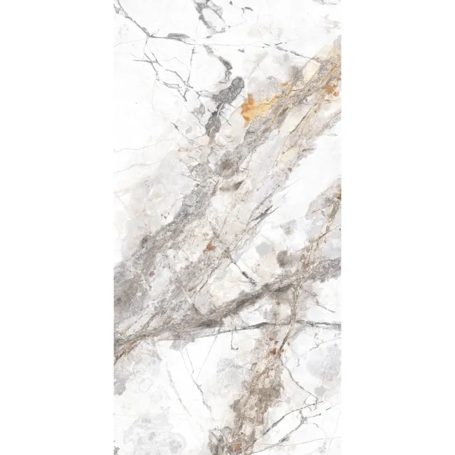 Invisible Marble Grey Polished Rectified Wall and Floor Tiles 60x120