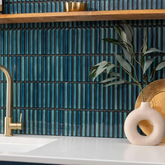 Kitkat Blue Two Tone Mosaic