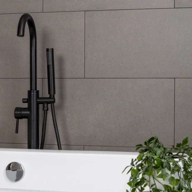 Gems Lounge Stone Effect Matt Anthracite 600x300