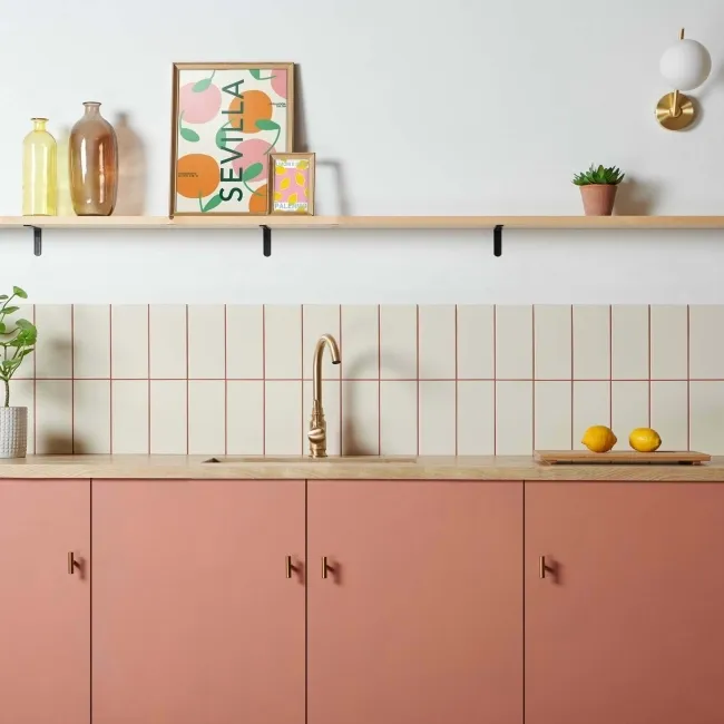 Liso Bone Cream Gloss Metro Tiles 100x200