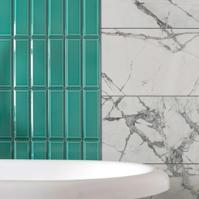 Ingot Verde Azulado Metro Tiles