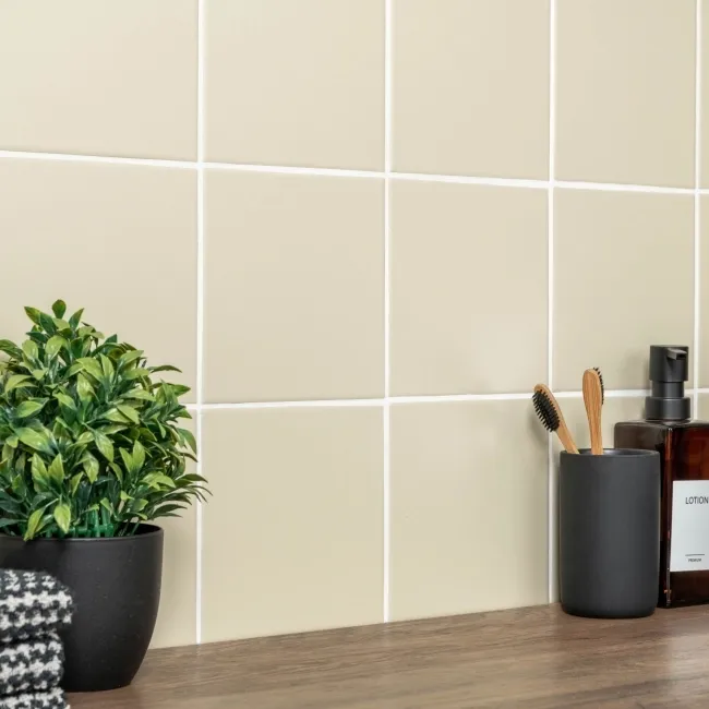 Monocolour Roca Beige Flat Matt Square 150x150