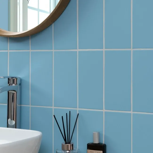 Monocolour Aire Blue Flat Matt Metro 200x100