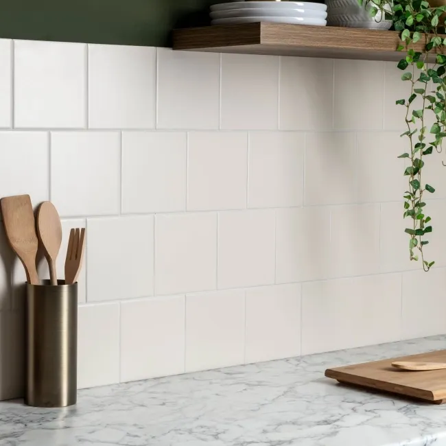Monocolour Hueso Cream Flat Matt Square 150x150