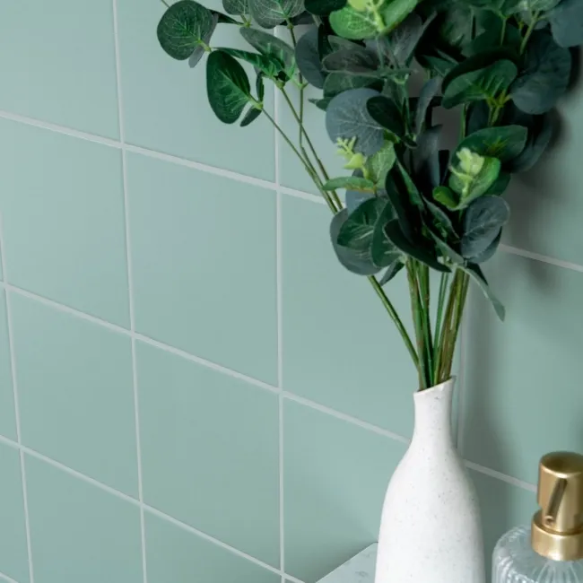 Monocolour Alga Green Flat Matt Square 150x150