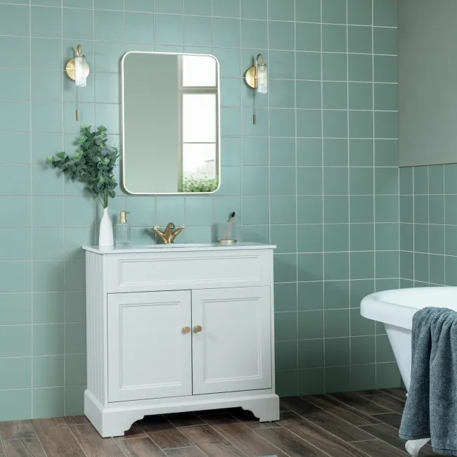 Monocolour Alga Green Flat Matt Square 150x150
