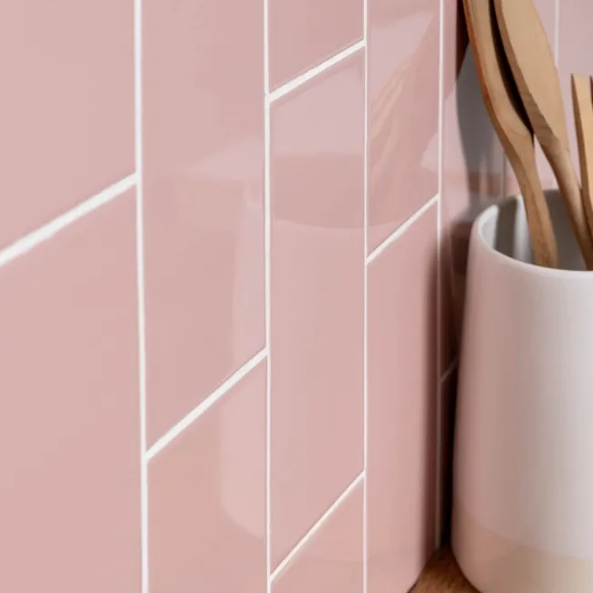 Monocolour Rosa Pink Flat Gloss Metro 200x100